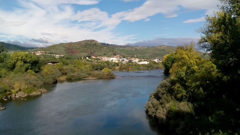 Along the Southern Bank of the Miño River, Towards Outariz