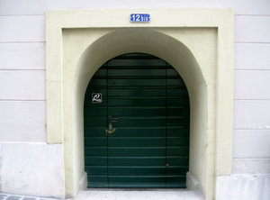 Short, Fat Door in Lausanne