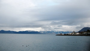 Lake Geneva from Evian les Bains