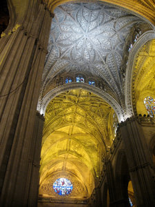 Inside the Sevilla Cathedral
