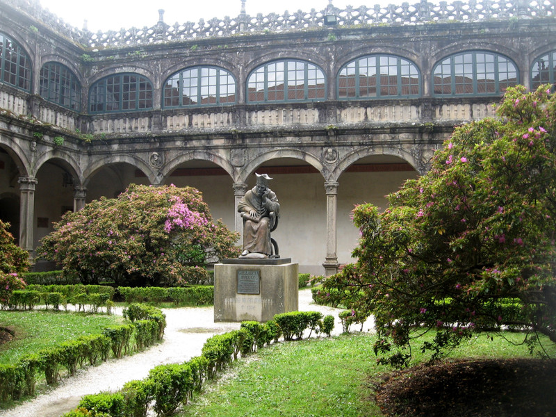 Inside the University of Santiago de Compostela