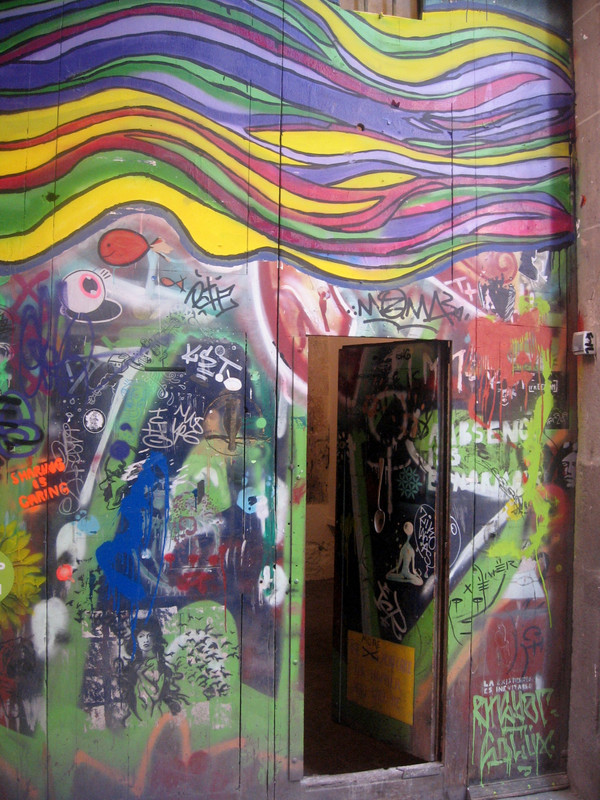 Colorful Walls, Gothic Quarter, Barcelona