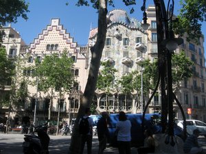 Stylish Buildings in Barcelona