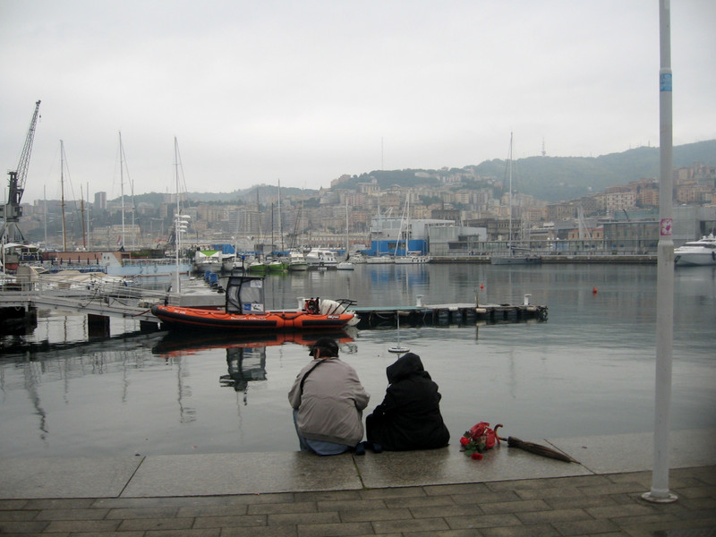 Couple (?), Port, Genoa