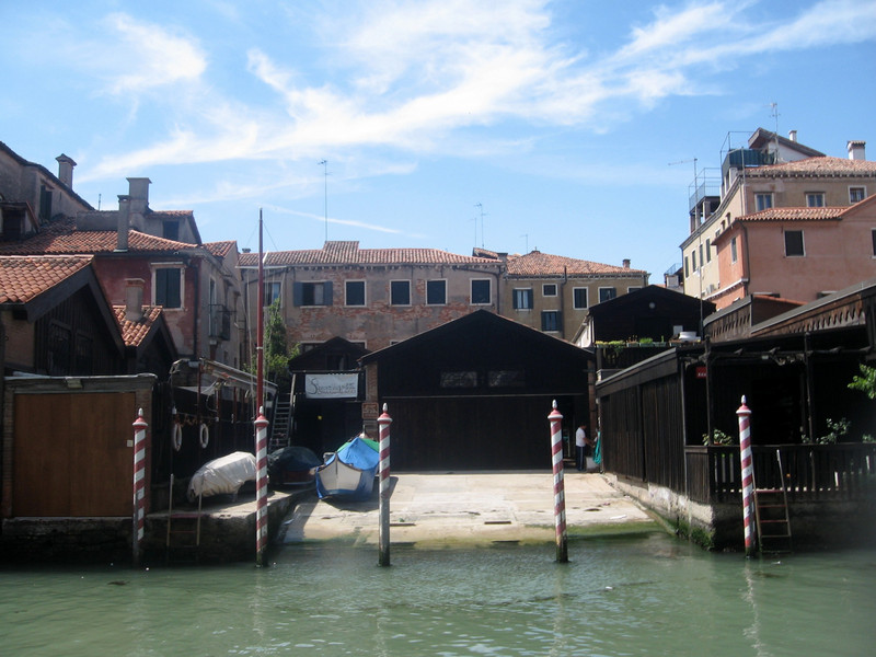 The Last Gondola-Building Station in Venice