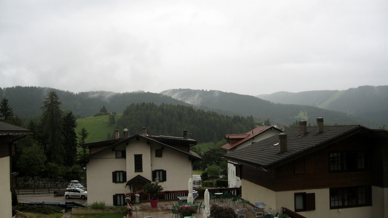 My View from Room in Folgaria