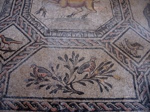 Mosaics in Basilica in Aquileia, Friuli