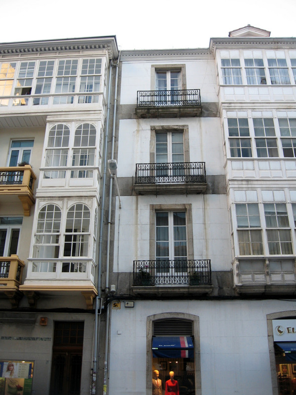 Some of the Glass-Enclosed Galerias of La Coruña