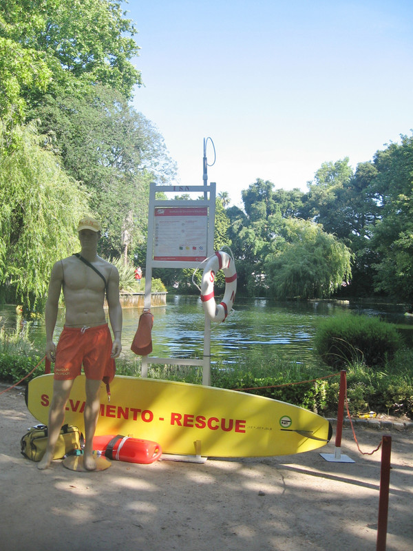"Lifeguard" at Jardins do Palácio de Cristal, Porto
