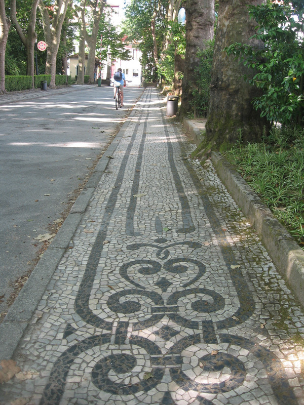 Just Some Typically Beautiful Stone Sidewalks in Porto