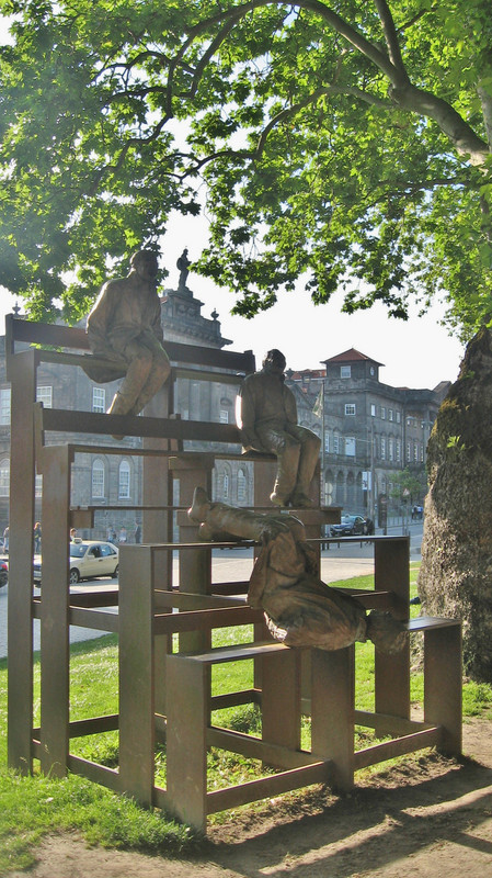 Imaginative Statues in Central Porto