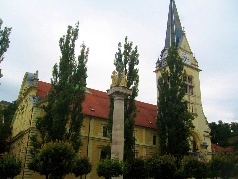 Church in Central Ljubljana
