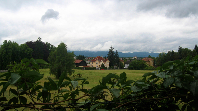 Views of Ljubjlana from Tivoli Park