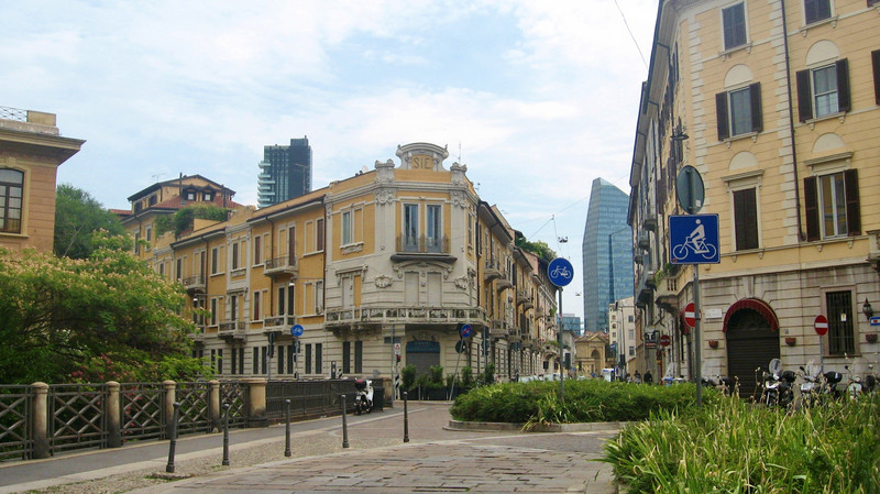 Milan, Center near Piazza Gae Aulenti
