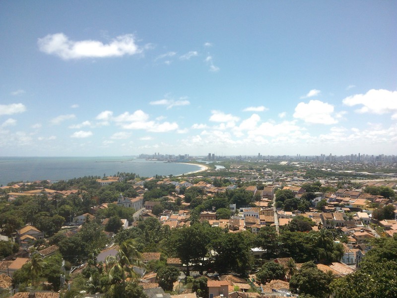 Vue de Recife depuis Olinda