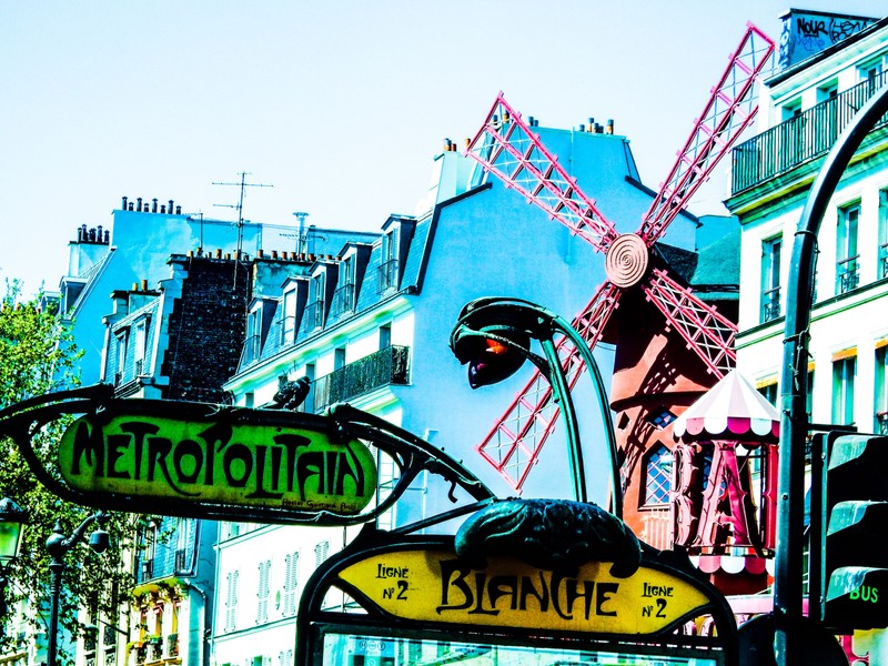 A piece of the moulin rouge