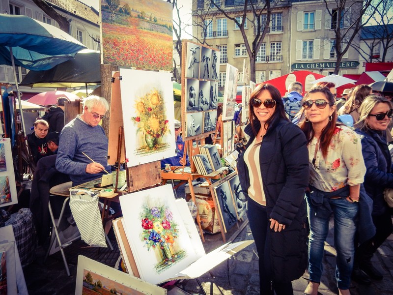 My friends in Montmartre