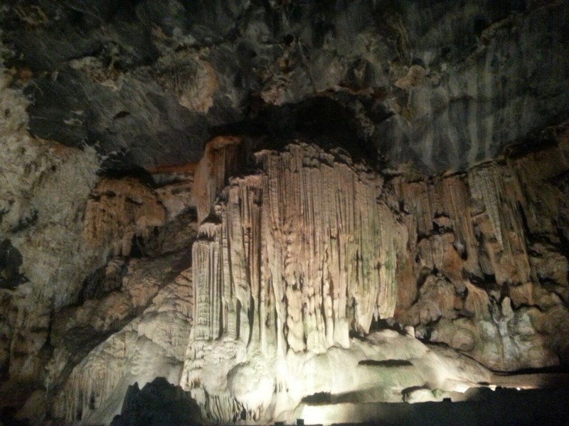 Amazing scenery in the caves