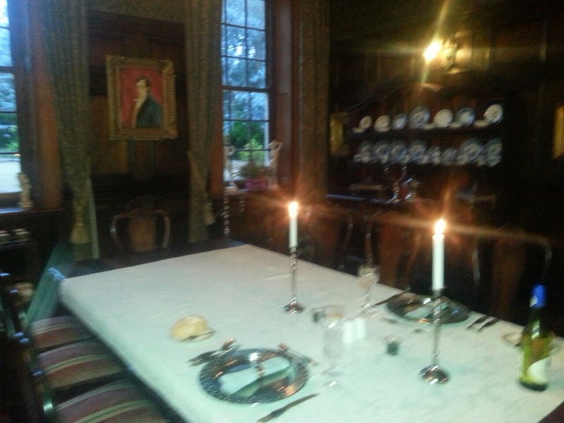 Our dining table