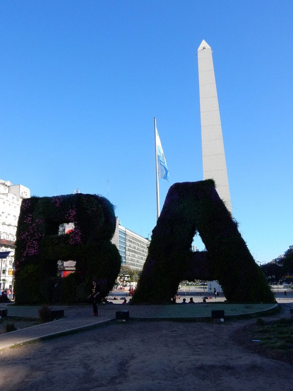 Der Obelisk in Buenos Aires
