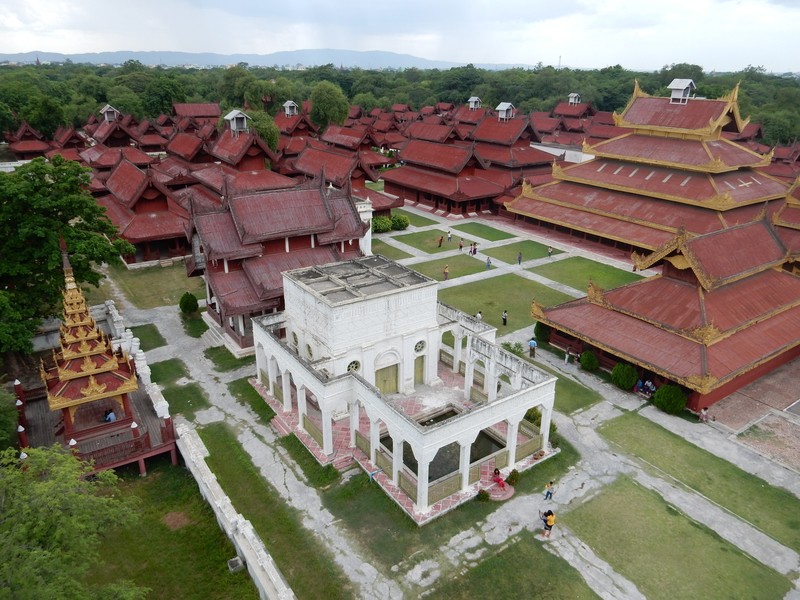Der royale Palast in Mandalay
