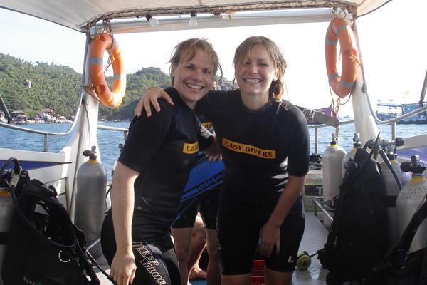 Elated After our First Dive