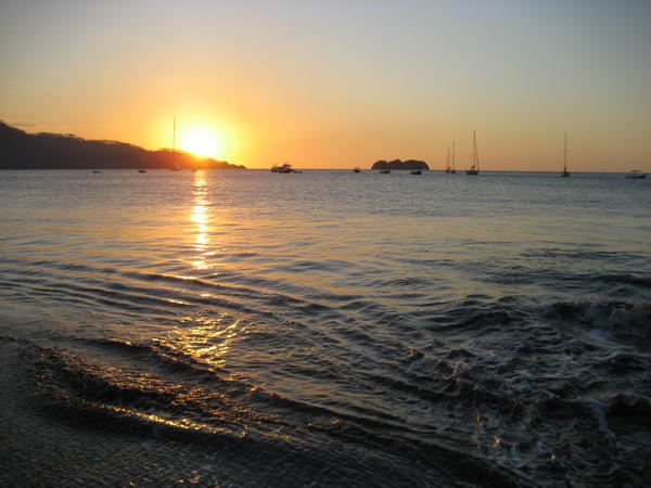 One Last Gorgeous Sunset at Playa Hermosa