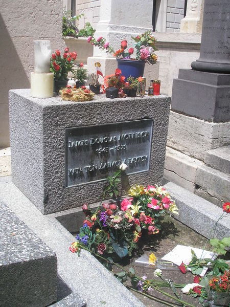 Mr Mojo Risen - Jim Morrison's grave, Pere Lerchaise cemetary.