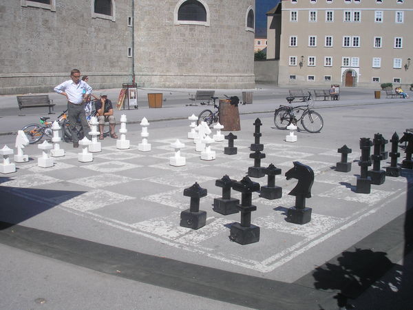 Giant Game of Chess - Streets of Salzburg
