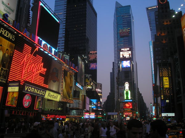 Times Square at Dusk