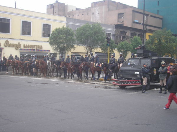One Of The Many Roadblocks - Lima
