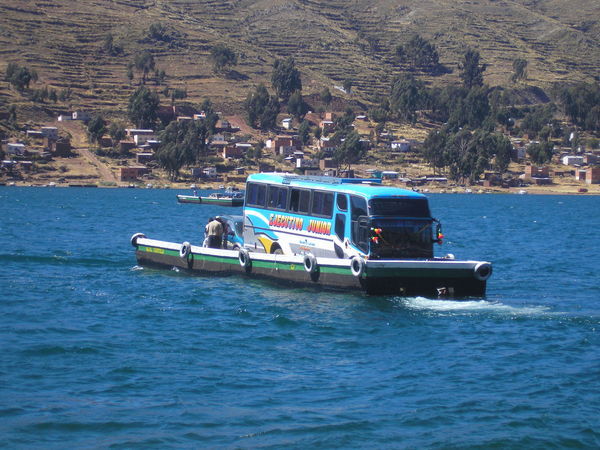 Bolivian Car Ferry