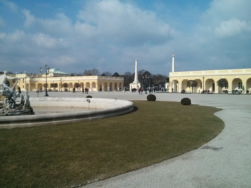 Schonbrunn Palace Fountain