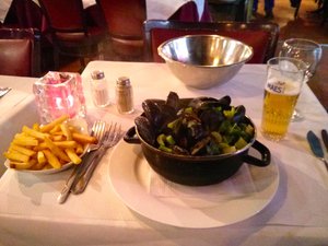 Belgian Mussels and Fries