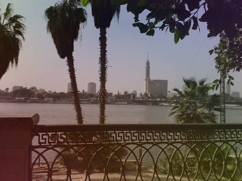 Across the Nile river