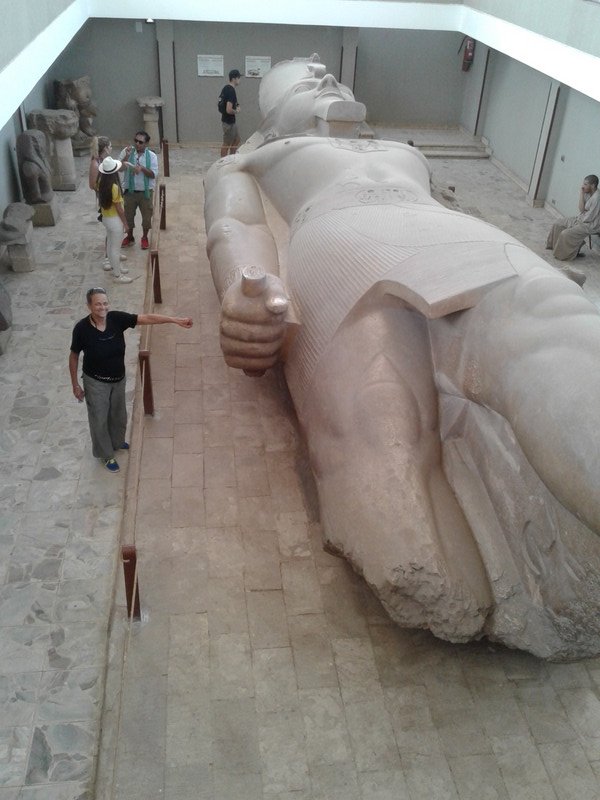 One ot numerous Colossal figures of Ramsis II