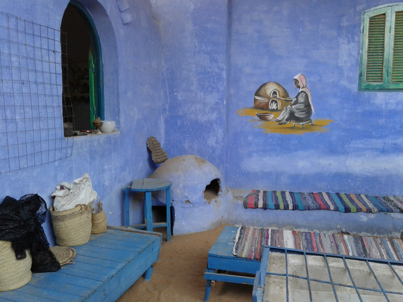 wall paintngs at Nubian villager home