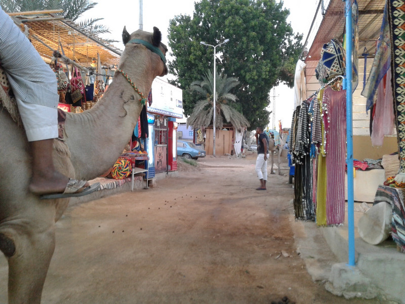 shopping street at the Nubian village