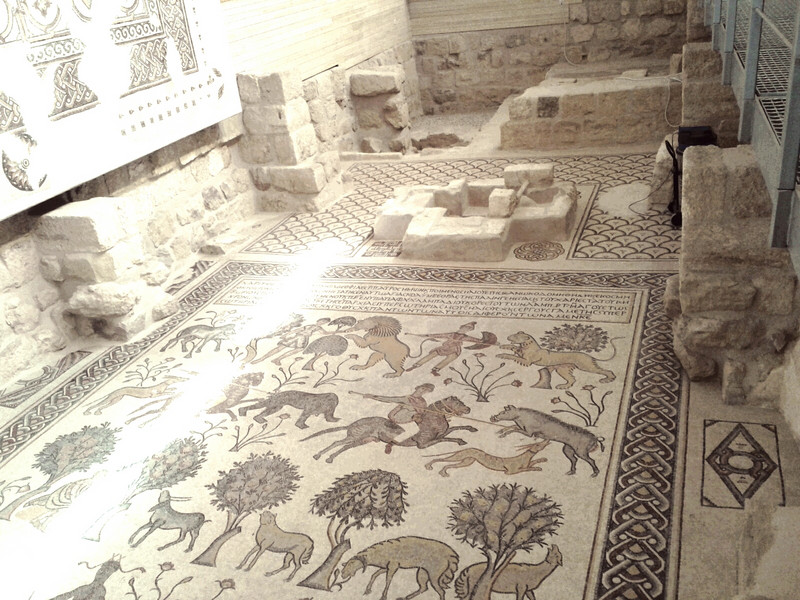Byzantine mosaics abound in Madaba