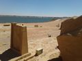The Abu Simbel monuments were rescued from the rising waters when the Aswan High Dam was being built