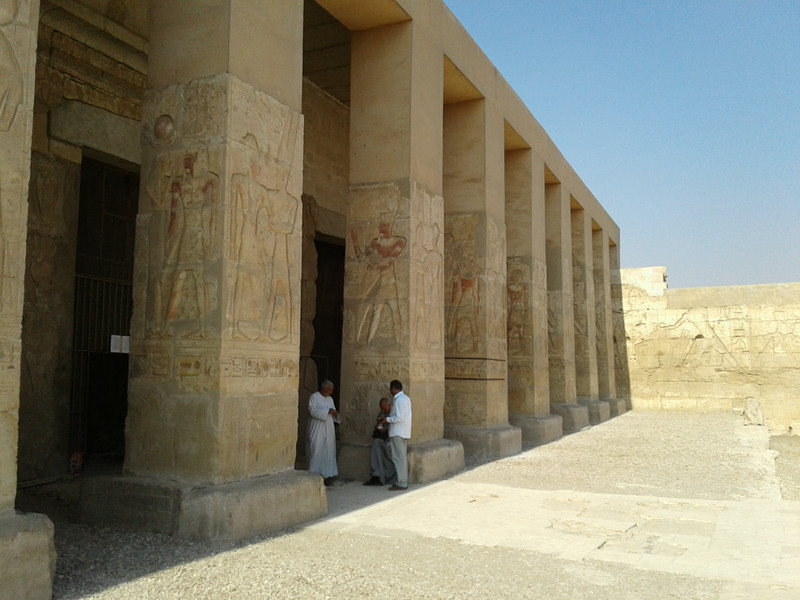 The entrance to Abydos temple