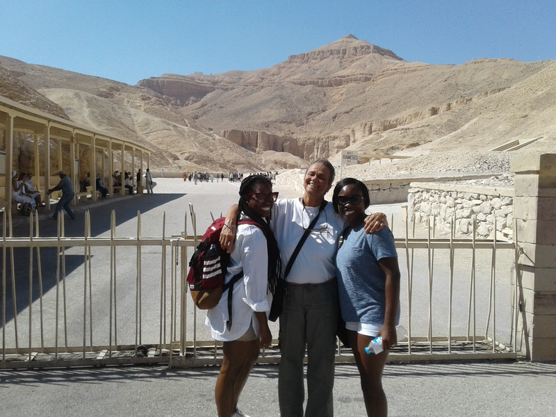 3 Trini girls meet in Luxor