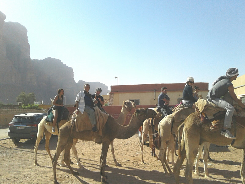 We have arrived at base in Wadi Rum 