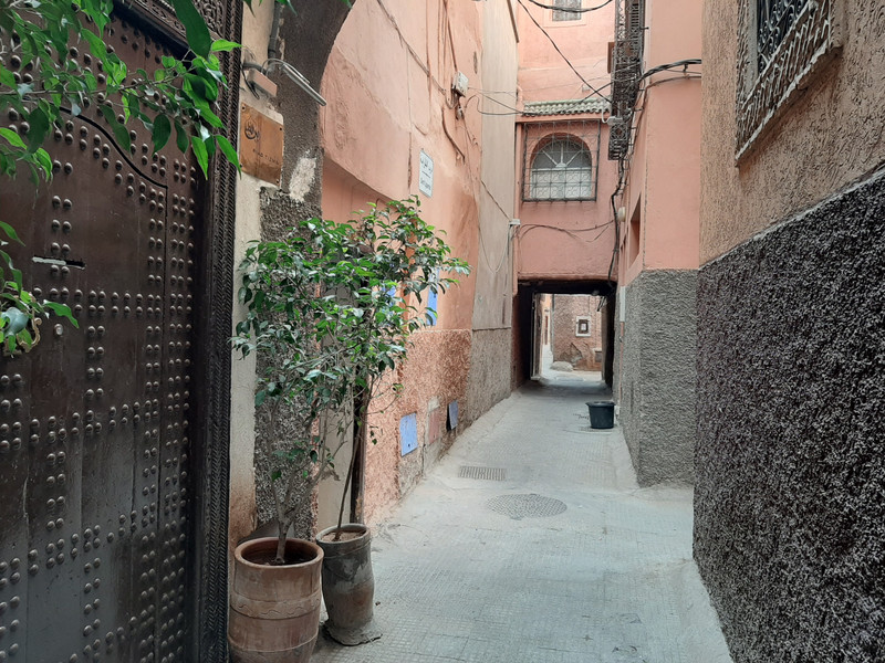 The door to Tizwa in the medina off Dar el Bacha
