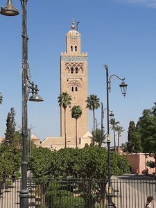 Koutoubia minaret a landmark in Marrakesch