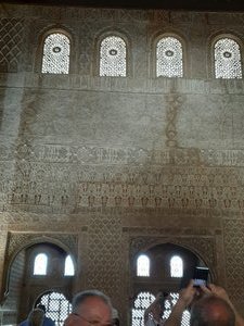 Windows and walls at Alhambra palace
