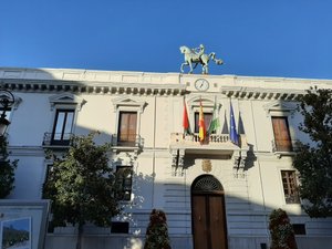 Imposing Tourism office in Granada