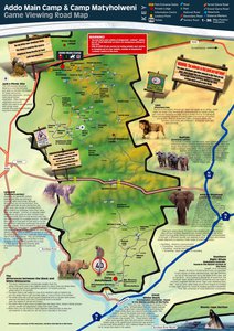 Map of the Addo Safari Park 