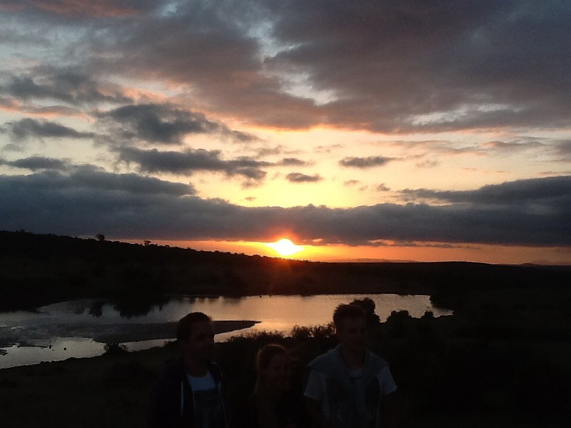 African sunset at Addo
