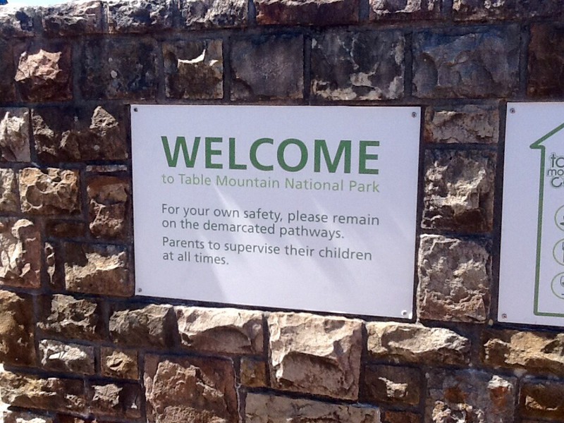 Welcome to Table Mountain National park 
